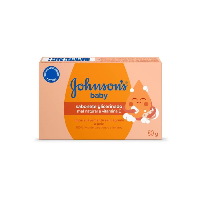 Sabonete Johnsons Baby Glicerinado 80g
