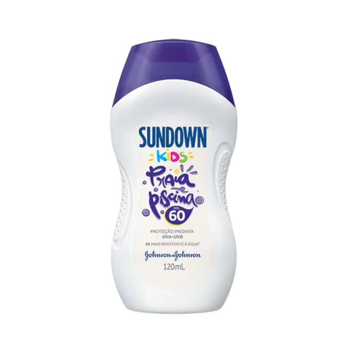 Protetor Solar Corporal Loção FPS 60 Sundown Kids 120ml