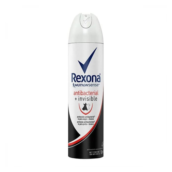 Antitranspirante Aerossol Rexona Invisible + Antibac 150ml