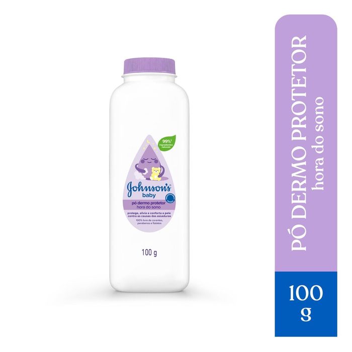 Talco Infantil Johnson's Baby Dermo Protetor Hora do Sono 100g