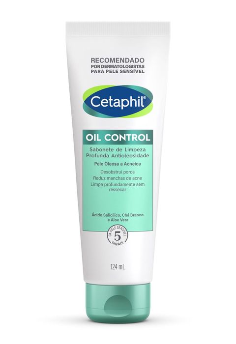 Sabonete Facial Cetaphil Oil Control Limpeza Profunda Anti Oleosidade 124ml
