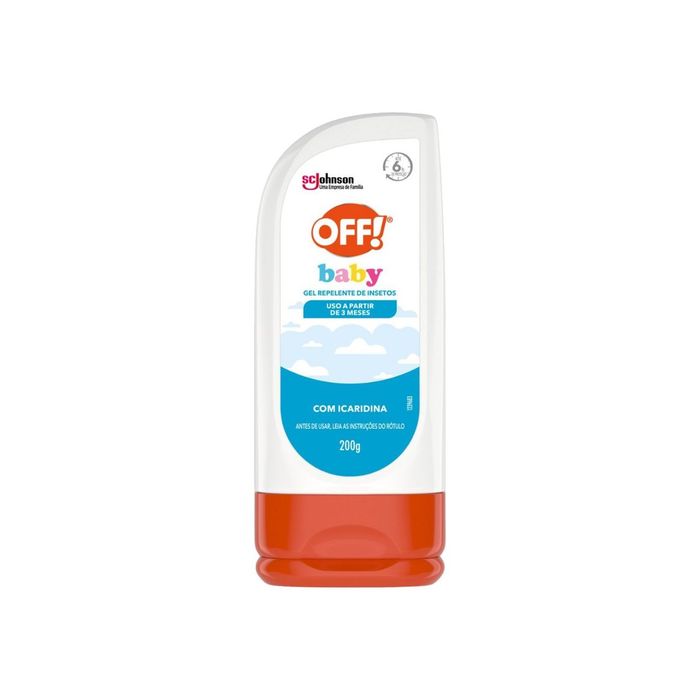 Repelente De Insetos Gel Com Icaridina 6h Off! Baby Squeeze 200g