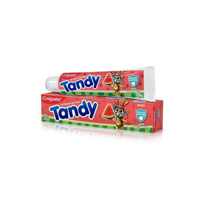 Creme Dental Infantil Colgate Tandy Com Flúor Melancia 50g