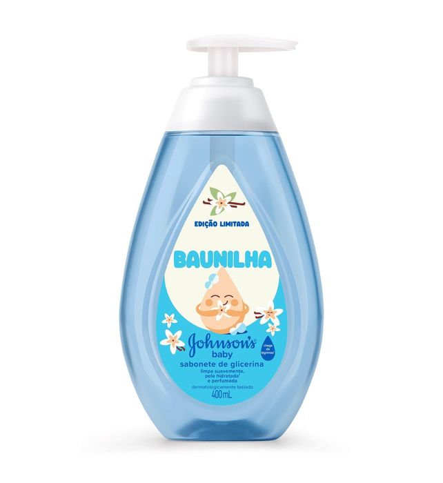 Sabonete Líquido Johnsons Baby De Glicerina Baunilha 400ml