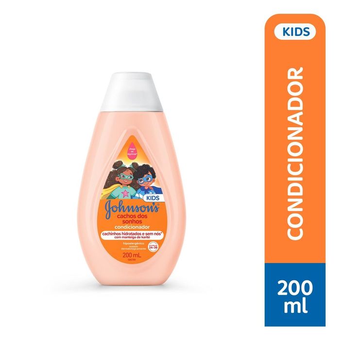 Condicionador Infantil Johnson's Baby Cachos dos Sonhos 200ml