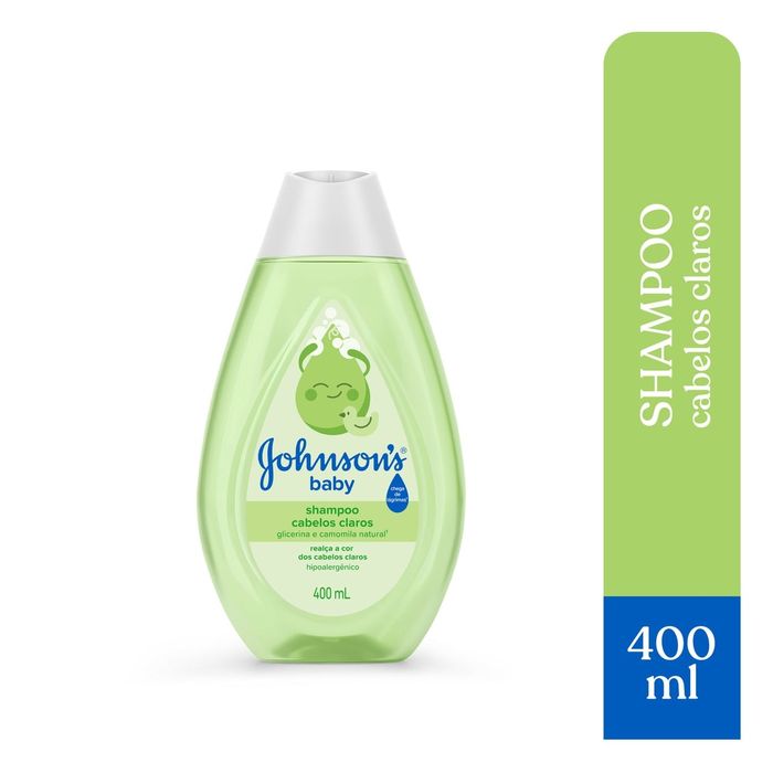 Shampoo Infantil Johnson's Baby Cabelos Claros Camomila 400ml
