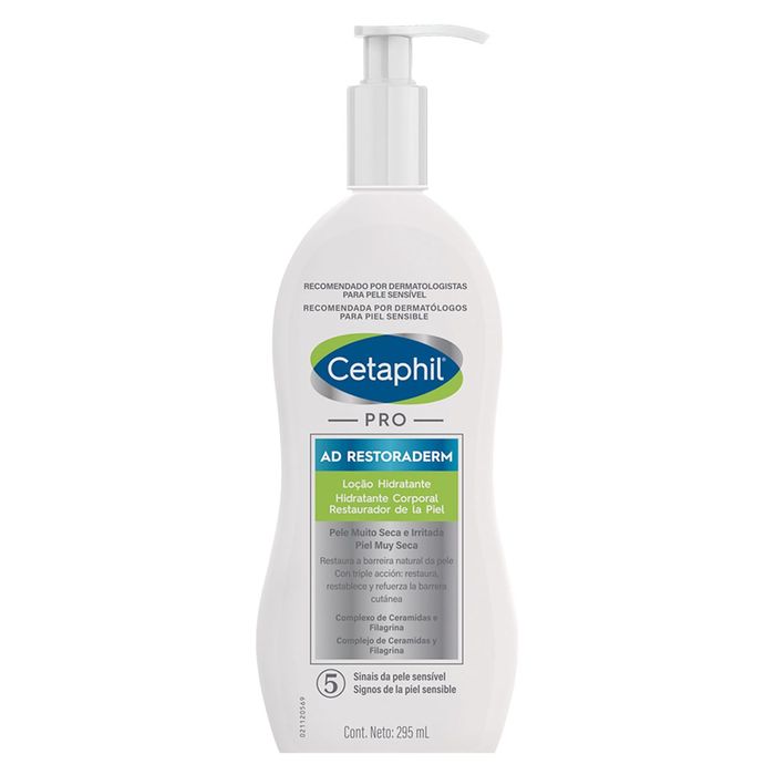 Loção Corporal Cetaphil Pro AD Restoraderm Hidratante 295ml