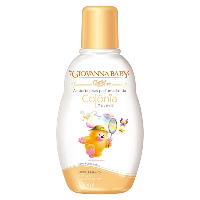 Colônia Infantil Giovanna Baby Giby 0 a 5 Anos 100ml