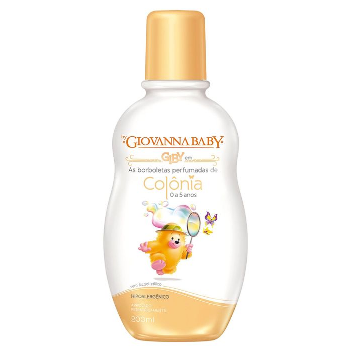 Colônia Infantil Giovanna Baby Giby 0 a 5 Anos 200ml