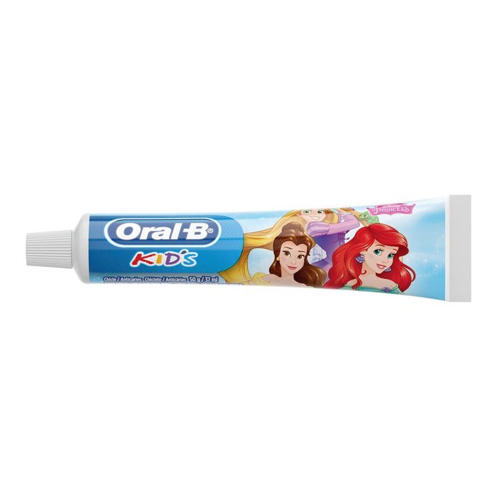 Creme Dental Infantil Oral-B Kids Disney Princesas Anticáries com Flúor 50g