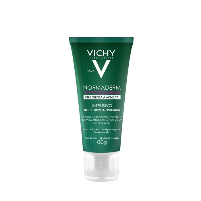 Gel de Limpeza Facial Vichy Normaderm Phytosolution Pele Oleosa a Acneica 60g