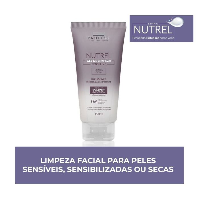 Gel de Limpeza Facial Profuse Nutrel Sensitive 150ml