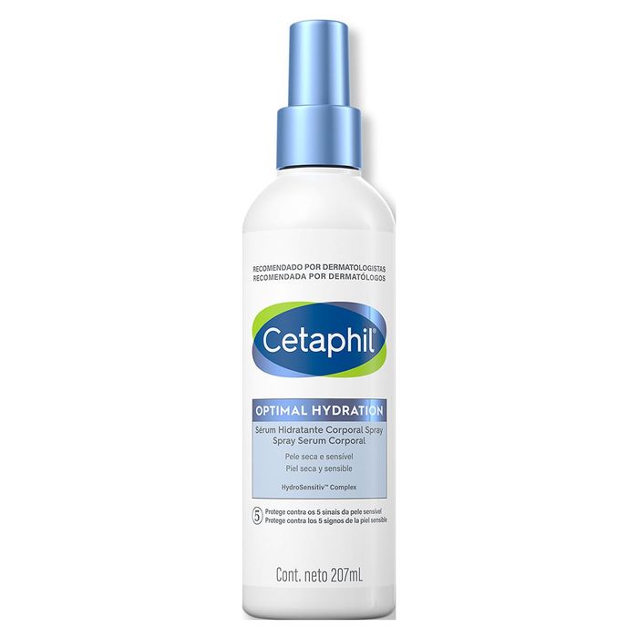 Sérum Corporal Cetaphil Optimal Hydration Hidratante Spray 207ml