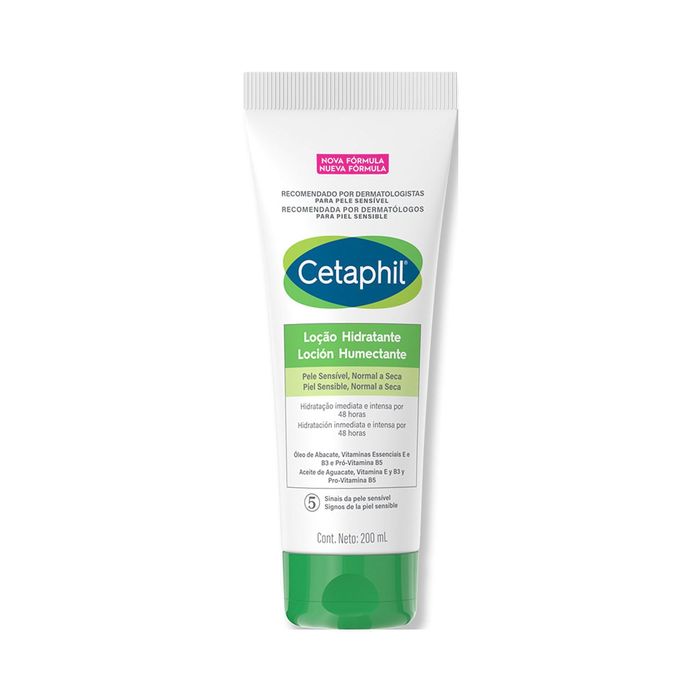 Loção Corporal e Facial Cetaphil Hidratante Peles Sensíveis 200ml