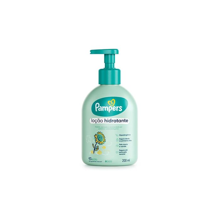 Loção Hidratante Infantil Pampers Bebê Girassol Hipoalergênica 200ml