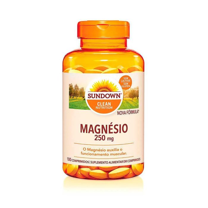 Magnésio Sundown 250mg 100 comprimidos