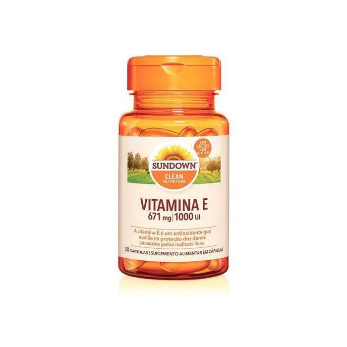 Vitamina E Sundown 1000UI 30 cápsulas
