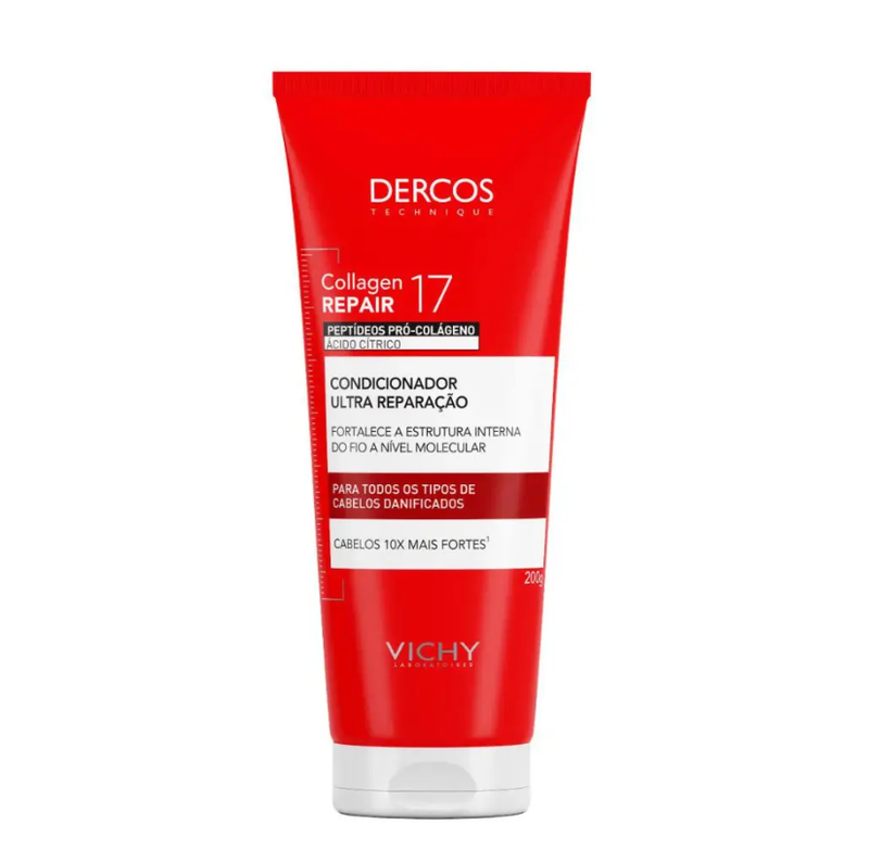 Condicionador Vichy Dercos Collagen Repair 17 com 200g