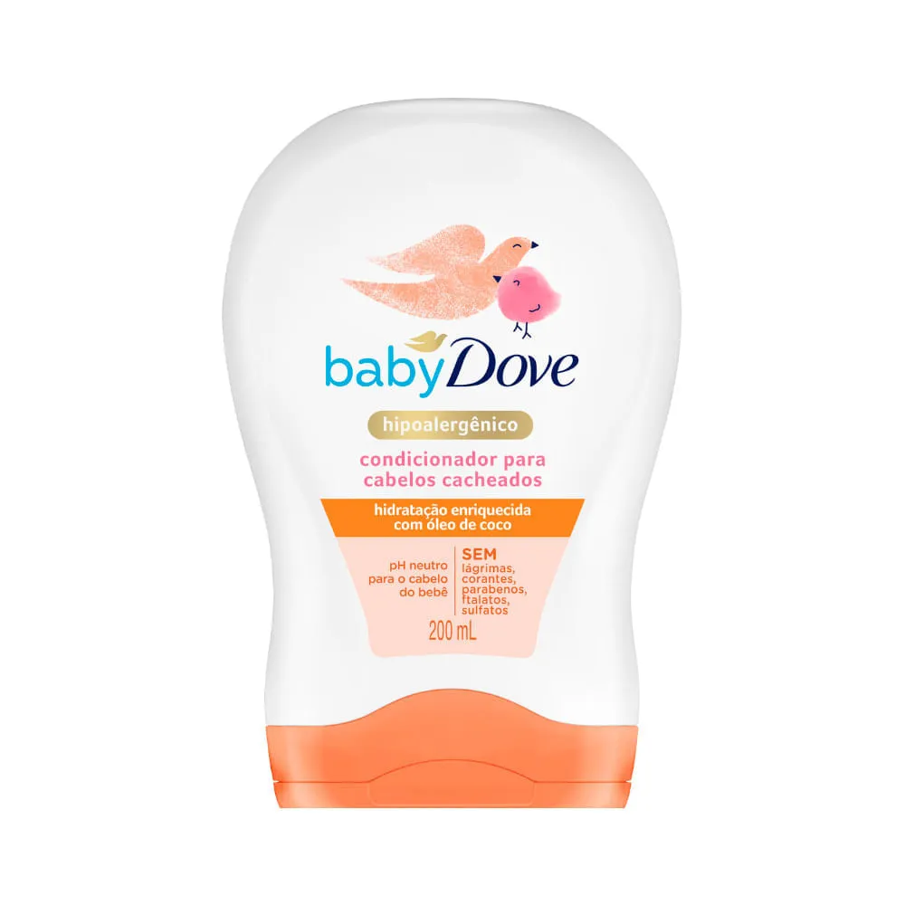 Condicionador Baby Dove Cabelos Cacheados 200ml