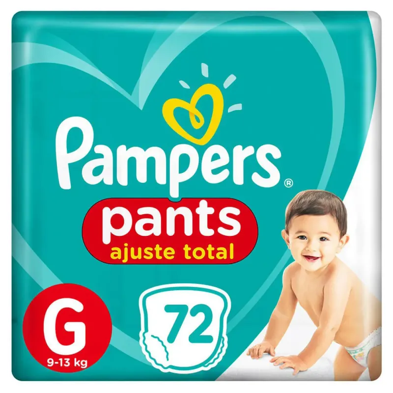 Fralda Pampers Pants Com 72 Tamanho G