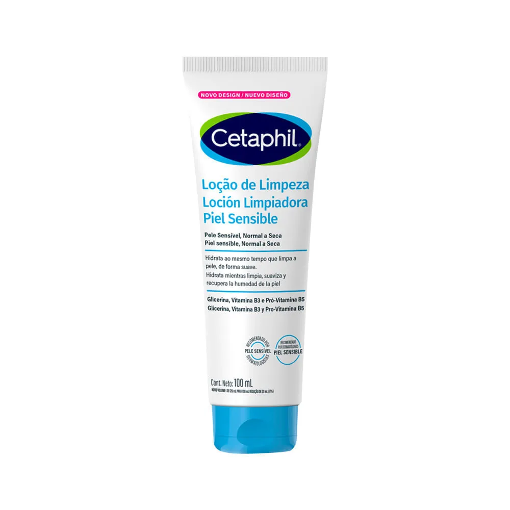 Locao De Limpeza Cetaphil Pele Senivel Normal A Seca 100ml