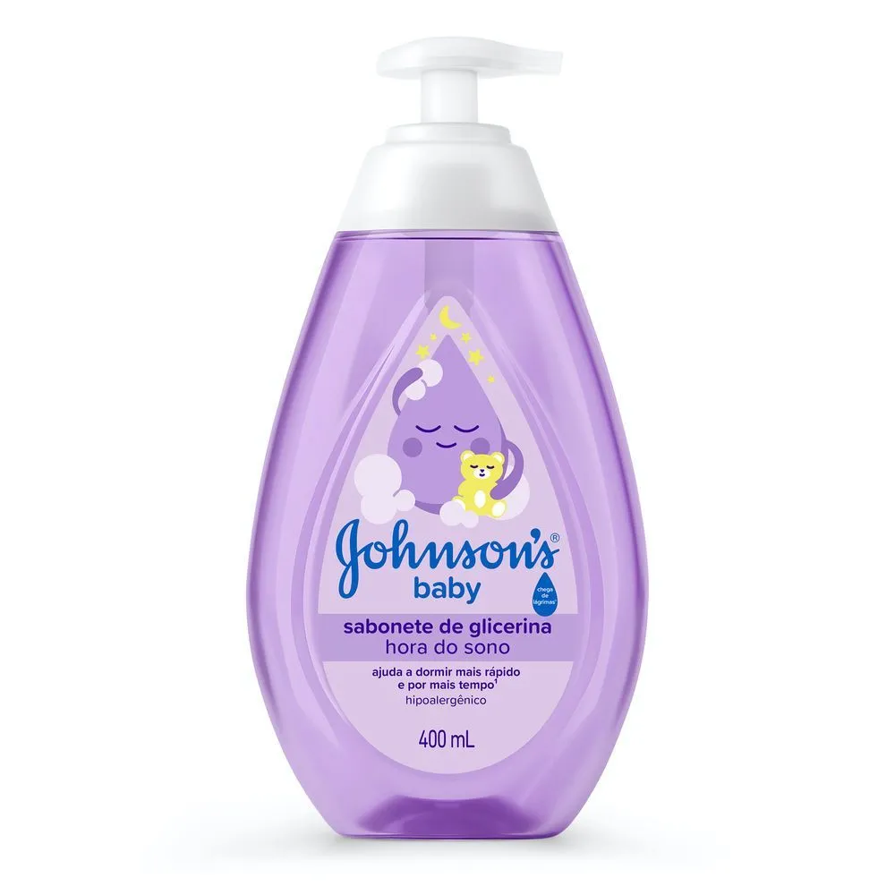 Sabonete Johnson Baby Liquido 400ml Hora Do Sono