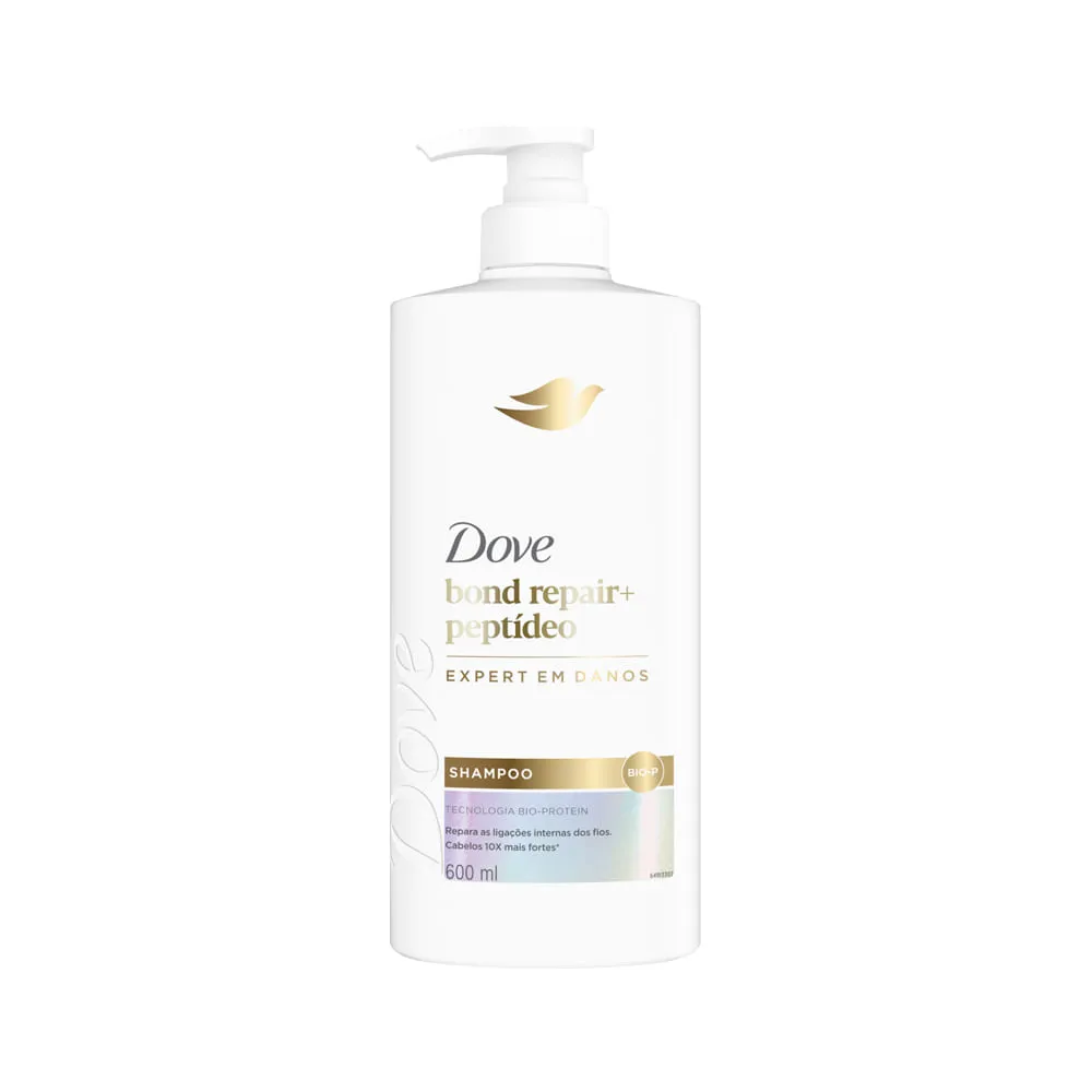 Shampoo Dove Bond Repair + Peptídeo Frasco 600ml Pump